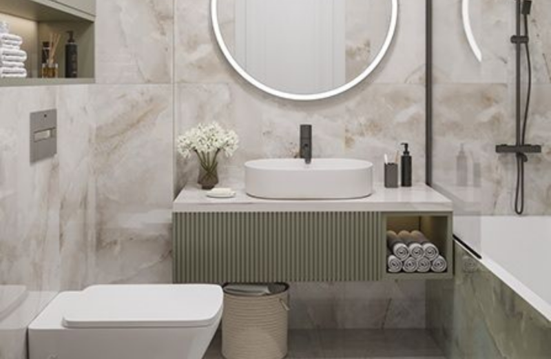 وحدات خشب للحمامات